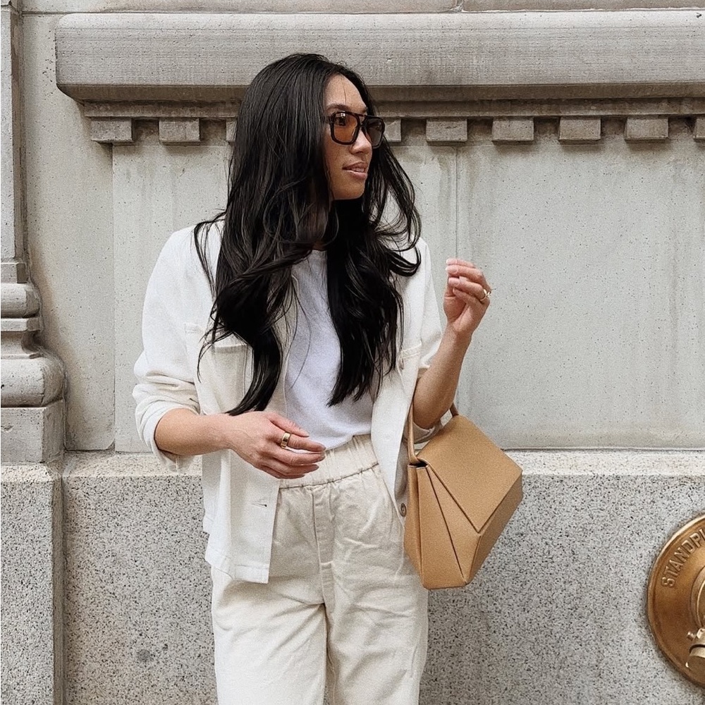 Brown Faux Leather Handbag